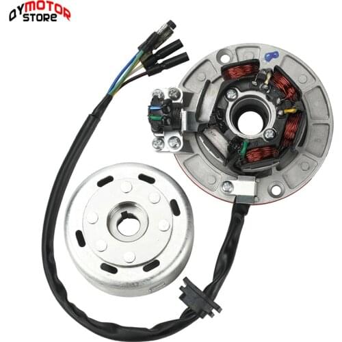 Magneto Stator rotor kit with light FOR (YX YINXIANG 150cc/160CC Engine) Dirt Pit Bike Motorcycle Pit Pro Automic Electric Parts