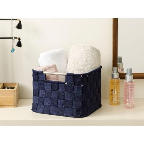 Basket 21 X21X15cm Navy decorative baskets cestos decorativos декоративные корзины