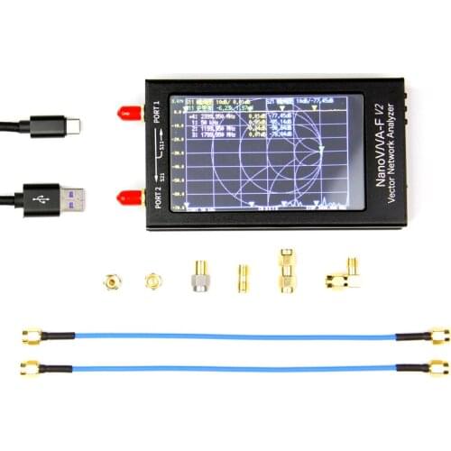 NanoVNA-F V2 4.3 Inch IPS LCD Display Vector Network Analyzer S-A-A-2 Antenna Analyzer Short Wave HF VHF UHF Meter