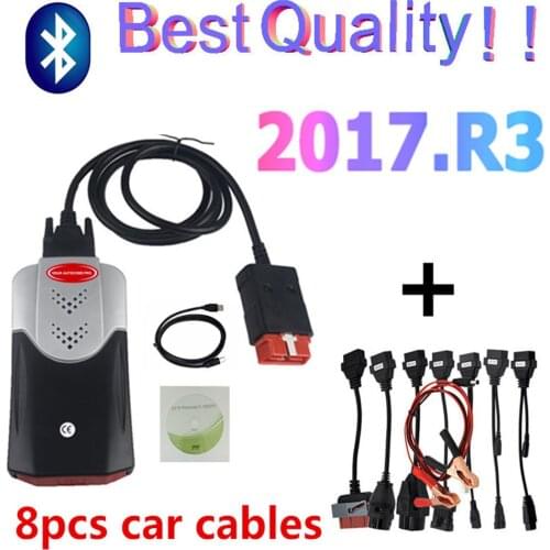 2021 Latest VCI 2017.R3 with keygen VD for delphis tcs obd2 Car Truck Diagnostic Scan Tool with usb