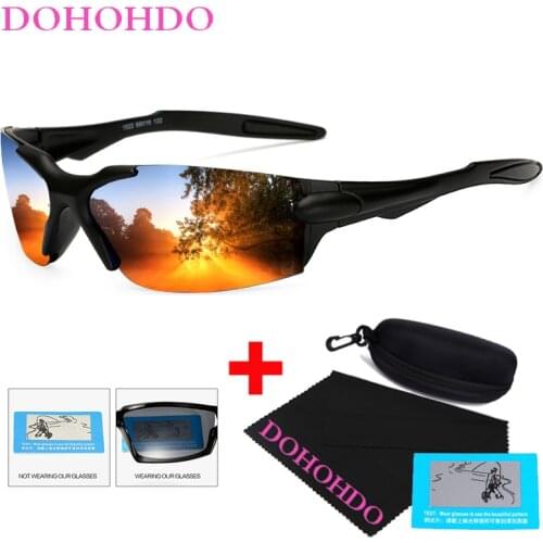 DOHOHDO Night Vision Glasses For Driving Goggles Anti-glare Yellow Lens Car Drivers Sunglasses For Men Women Eyeglasses With Box