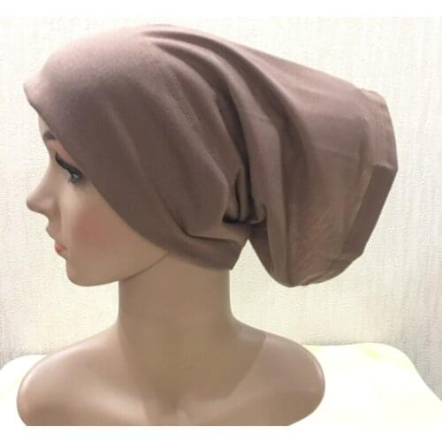 H1327 plain tube underscarf and hats muslim hijab cotton inner hats fast delivery