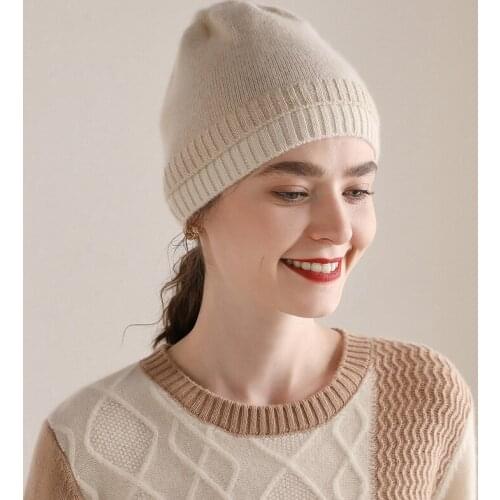 Autumn and winter womens hats cashmere accessories warm fashion