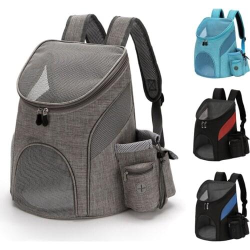 Free Shipping Portable Pet Carrier Breathable Mesh Front Bag for Cats Dog Outdoor Travel Backpack Large Capacity Collapsible Bag