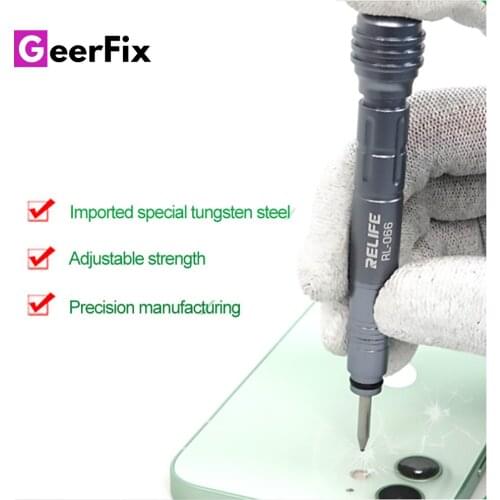 RELIFE RL-066 Glass Breaking Pen Housing Battery Glass Cover Breaker Blasting Tools for iPhone Xiaomi Phone Rear Tools