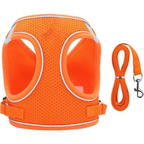 Traction Rope 360 Degree Reflective Design Explosion Proof Polyester Pet Dog Chest Strap for Outdoor Waling Dog Supplies