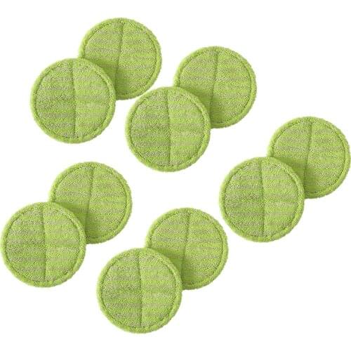 10 Pcs Replacement Pad for Cordless Electric Rotary Mop Sweeper Wireless Electric Rotary Mop Replacement Scrubber Pad