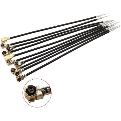 10Pcs IPX IPEX u.fl Female 1.13mm Connector Cable Single-head Adapter Connectors IPX 1.13 Cables Wire Pigtail Length 5cm-50cm