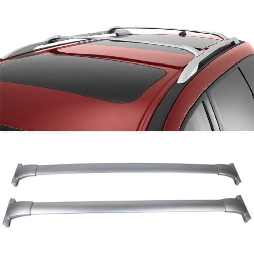 2Pcs front rear Aluminium crossbar cross bar rail fits for N-i-s-s-a-n Pathfinder 2013-2019