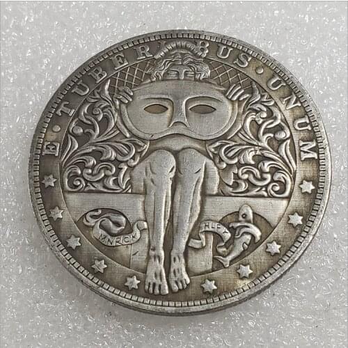 American Morgan Hobo coin mask coin gift mask coin souvenir lucky coin