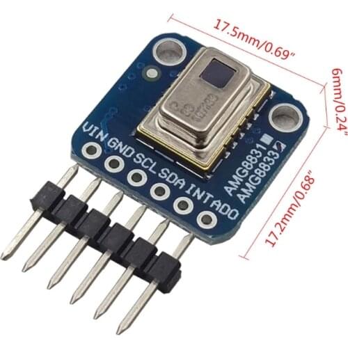 AMG8833 IR 8x8 Infrared Thermal Imager Array Temperature Measurement Sensor Module Infrared Imaging Camera Sensor