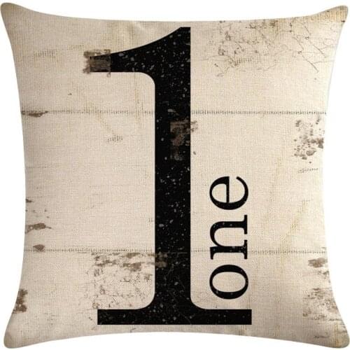 Pure digits Home Decor Cushion Cover Throw Pillowcase Pillow Covers 45 * 45cm Sofa Seat Cushion Decorative