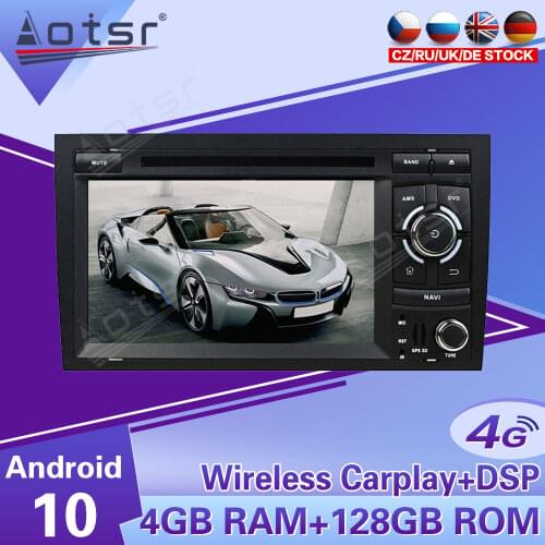 For Audi A4 Android Multimedia Radio 2002 - 2008 Car Autoradio DVD Player cassette recorder Head unit GPS Navi Stereo Audio 2din