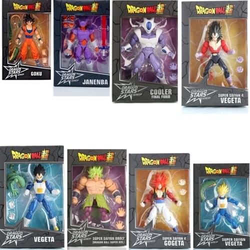 BANDAI Dragon Ball Super - Dragon Stars (1-6Series) Goku Frieza Figure PVC WORLD FIGURE COLOSSEUM Anime Dragon Suit