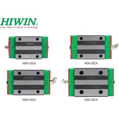 2pcs/lot original Hiwin HGH15CA HGH20CA HGH25CA HGH30CA HGW15CA HGW20CA HGW25CA HGW30CA block Carriage for Hiwin guide rail