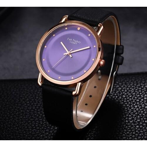 2020 New Fashion simple ladies watches compact wrist watch for women stylish female student casual Leather Belt watch buckle