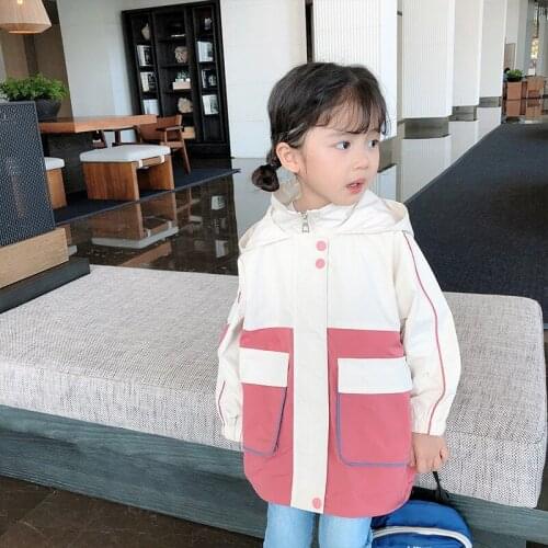 Elegant Jacket Spring Autumn Coat Outerwear Top Children Clothes School Kids Costume Teenage Girl Clothing High Quality