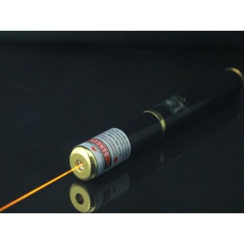JSHFEI 5mw 589nm Recharged yellow laser pointer yellow laser pen WHOLESA LAZER pen