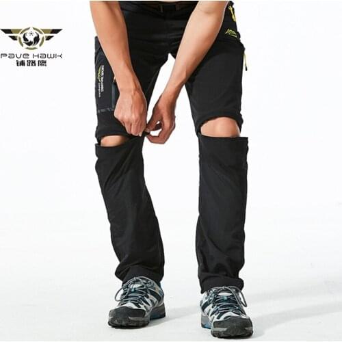 Mens Summer Quick Dry Removable Pants Casual lightweight Waterproof Trousers Womens Elastic Breathable Military Tactical Pants