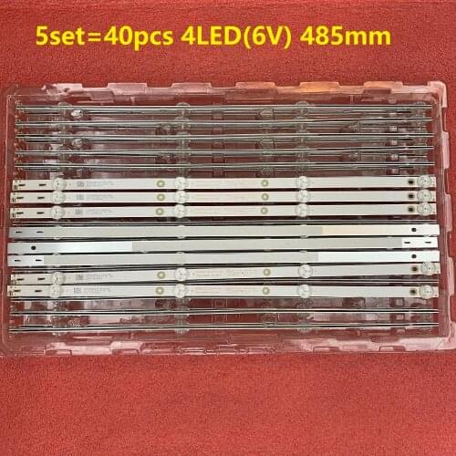 New Original 40 PCS/lot LED backlight strip For Polaroid P50FN0117K P50FN117K K500WDC2 K500WDC2178059 4708-K50WDC-A2113N01