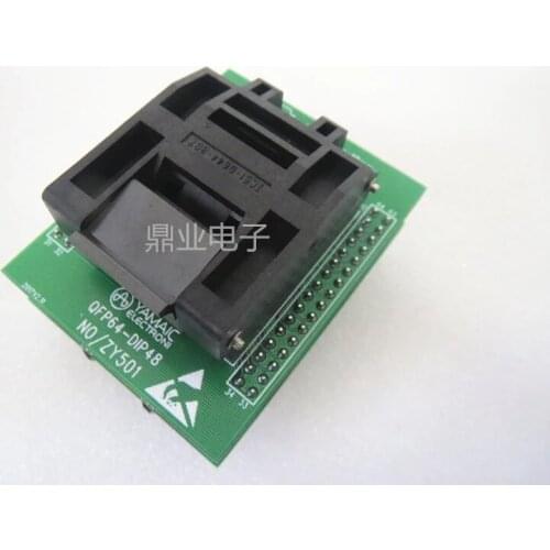 Original YAMAICHI IC Test Seat ZY501B ZY501 Burning Programmer ZLG X5/X8/5000U Socket Adapter