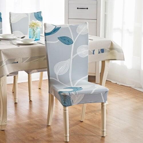 Monily Spandex Anti-dirty Stretch Dining Chair Protector Slipcover Cover Removable Cozy Soft Chair Seat Case for Banquet Party
