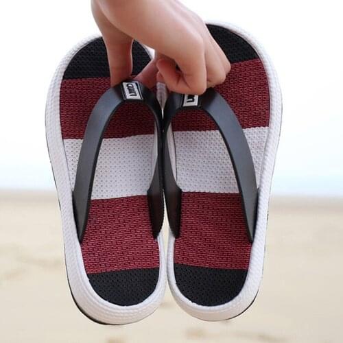 Casual Summer Rainbow Color Flip Flops Women Indoor Outdoor Floor No-slip Shoes Casual Flat Beach Slipper