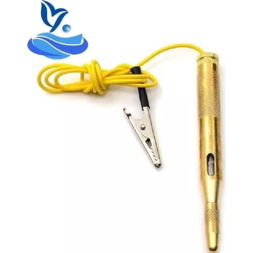 6V-24V Car Circuit Tester Probe Light System Test Probe Lamp Auto Light Lamp Voltage Test Pen Detector Copper