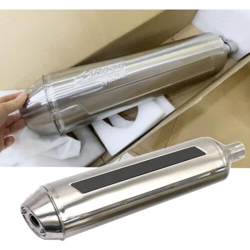 Motorcycle Muffler Exhaust Pipe Scooter Escape Moto steel titanium carbon for leovince 4road 4 Road Honda Vario 150 Vespa GTS250