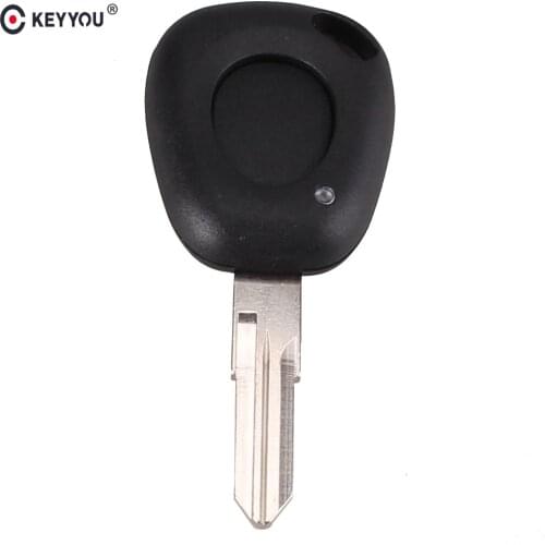 KEYYOU Replacement 1 Button Key Fob Remote Shell Case Uncut Blade For Renault Espace Twingo Clio Free shipping