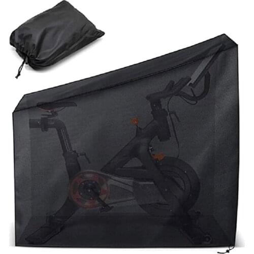 Protective Cover Dust-proof Waterproof Sunscreen Anti-snow Protector For Peloton Sports Bike Oxford Cloth Cover With Drawstring