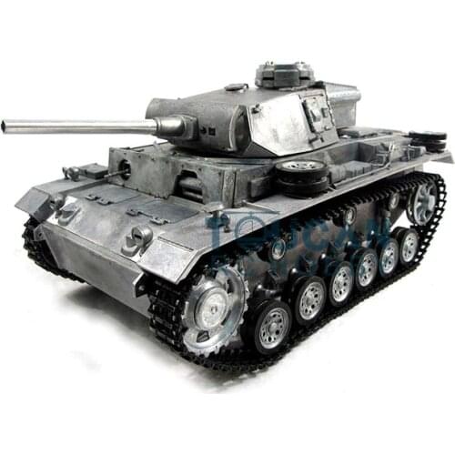 100% Metal 1/16 Mato Panzer III RTR RC Tank Infrared Barrel Metal Color 1223 TH00655