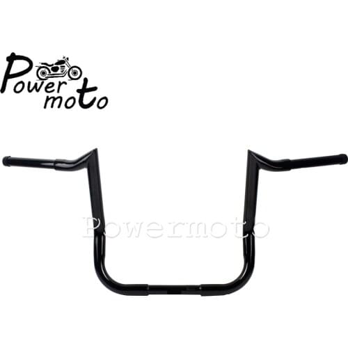 12" Monkey Bar Bars Hanger Drag Handlebars For 1986-UP Harley Touring Dressers FLHT FLHTC Models With Batwing Fairing 08-17