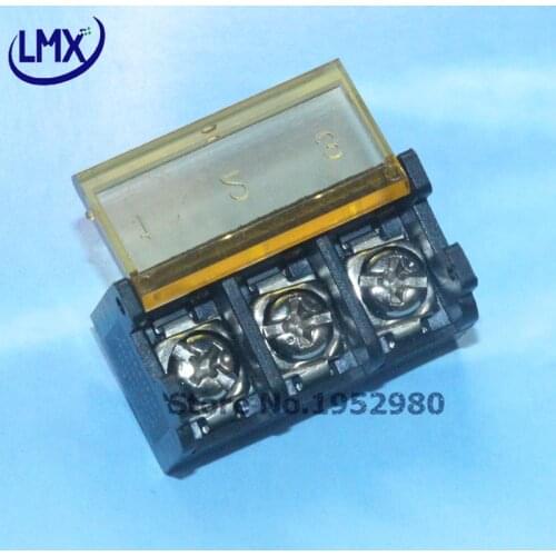 20PCS 9.5MM PITCH BARRIER TERMINAL BLOCKS CONNECTOR 2/3/4/5/6/7/8/9PIN HB9500M WITH COVER BLACK RoHS