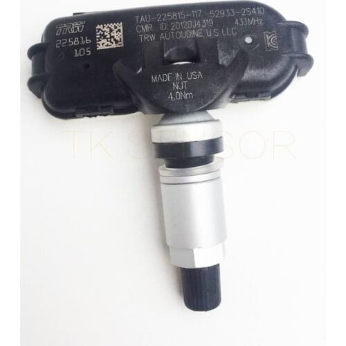 4 PCS 52933-2S410 529332S410 52933 2S410 TPMS for Hyundai Elantra i40 ix35 Tucson Sonata for Kia Rio Sportage Mohave Borrego