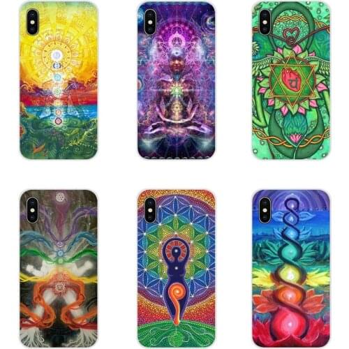 Accessories Phone Cover Bag The mandala chakra yoga For Huawei G7 G8 P8 P9 P10 P20 P30 Lite Mini Pro P Smart Plus 2017 2018 2019