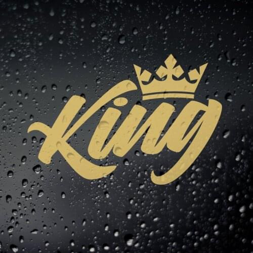 King Car Sticker - Window Bumper JDM DUB Euro Style Show Car Laptop
