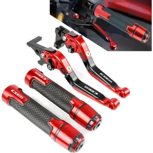 For Honda CB599 HORNET 1998 1999 2000 2001 2002 2003 2004 2005 2006 Motorcycle Adjustable Brake Clutch Lever Handle Hand Grips