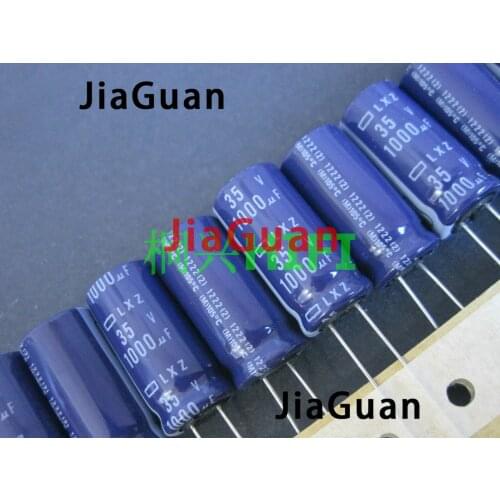 20pcs NEW NIPPON LXZ 35V1000UF 12.5x25MM electrolytic capacitor NCC 1000UF 35V lxz CHEMI-CON 1000uF/35v Ultra Low Impedance