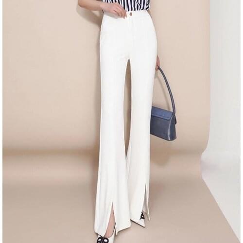 Elvvqp Women's Flared Trousers