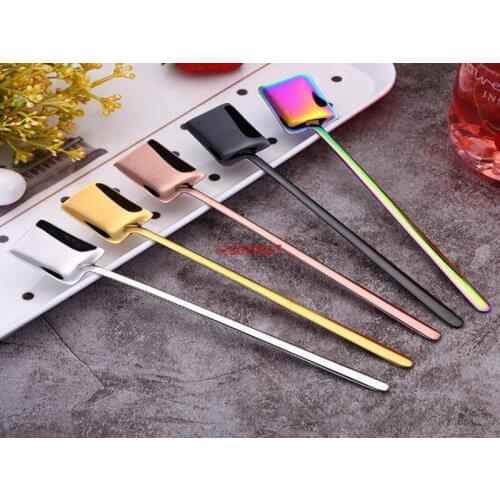 Creative ice spoon 304 stainless steel dessert spoon coffee spoon