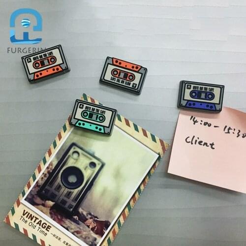 FURGERIN 3PCS/SET Fridge Magnet Souvenir retro magnetic tape fridge magnet décor Cute Magnetic Sticker
