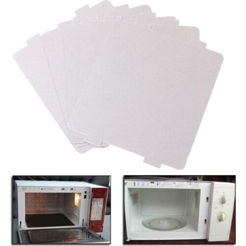 5Pcs Mica Plates Sheets Microwave Oven Repairing Part 108x99mm Kitchen For Midea 95AC