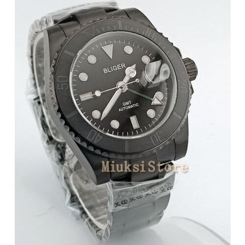 40mm Steel Strap black nouvelle automatic mens mode faux chronographe Classique pour Cristaux Montres montre Cadea Montre-Bracel