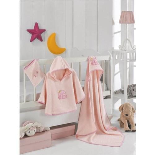 3 pcs Baby Bath Towel Set