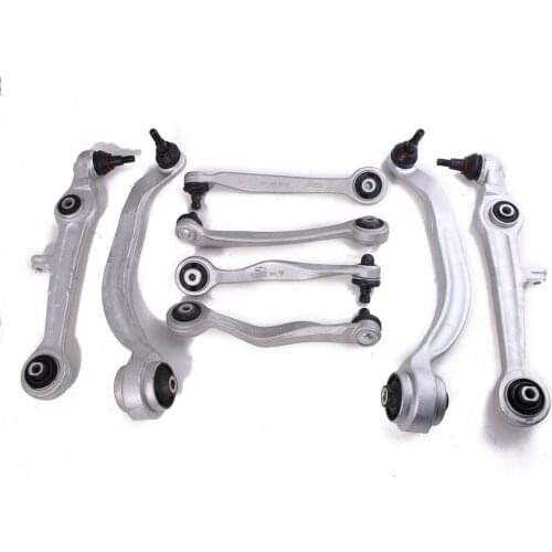 NEW 8E0 407 693 8Pcs Front Suspension Control Arm Kit For A4 A6 Passat 8E0407509A 8E0407510A 8E0407505A 8E0407506A