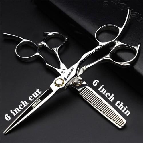 Scissors genuine black professional hair salon styling haircut scissors 5.5 inch 6 inch 6.5 inch haircut scissors