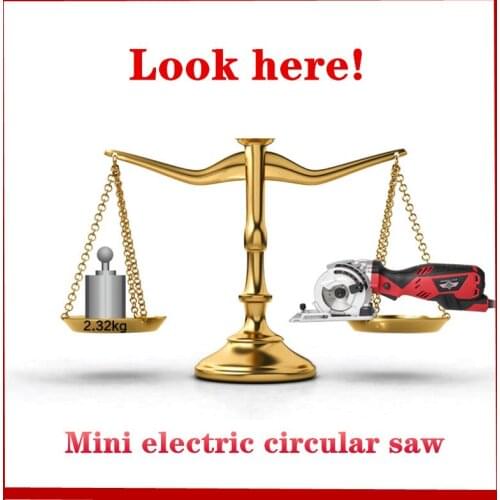 Electric circular saw, portable saw cutting machine, woodworking electric saw, household small multifunctional table saw