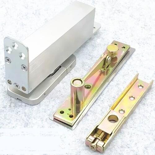 Surface Mount Floor Spring Hinge Closer Wooden Aluminum frame door conceal Pivot Mortise