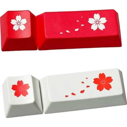 Durable PBT ESC Enter Keycap Cherry Profile Five Sides Dye-Subbed Keycap Replacement for Cherry MX Mechanical Keyboard